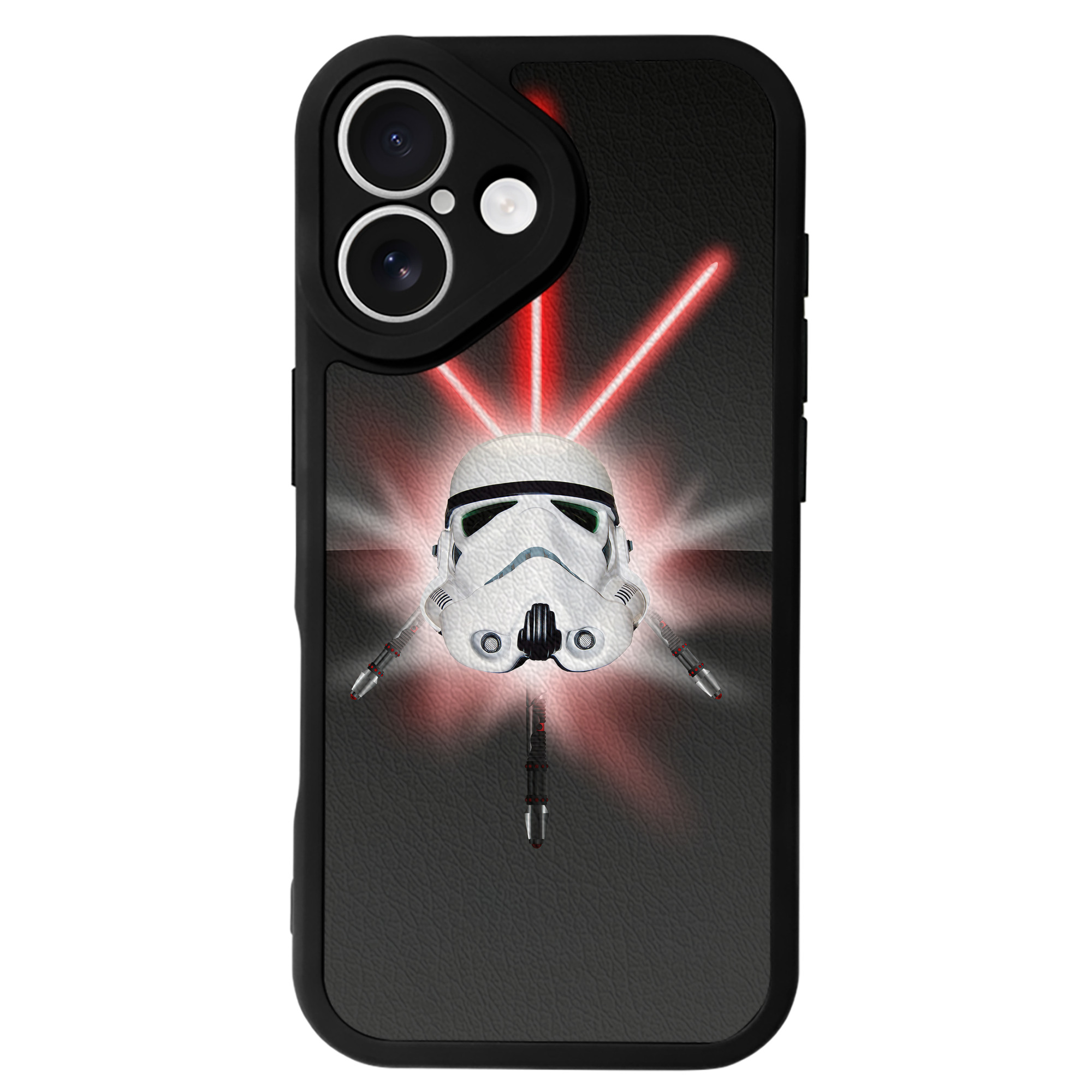 （画像用） スター・ウォーズ Star Wars 【iPhone 16シリーズ対応】シリコンスマホケース（レザー調） 材質：シリコン